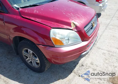 2004 Honda Pilot Ex-L z USA, uszkodzony, nr VIN 2HKYF18504H599000